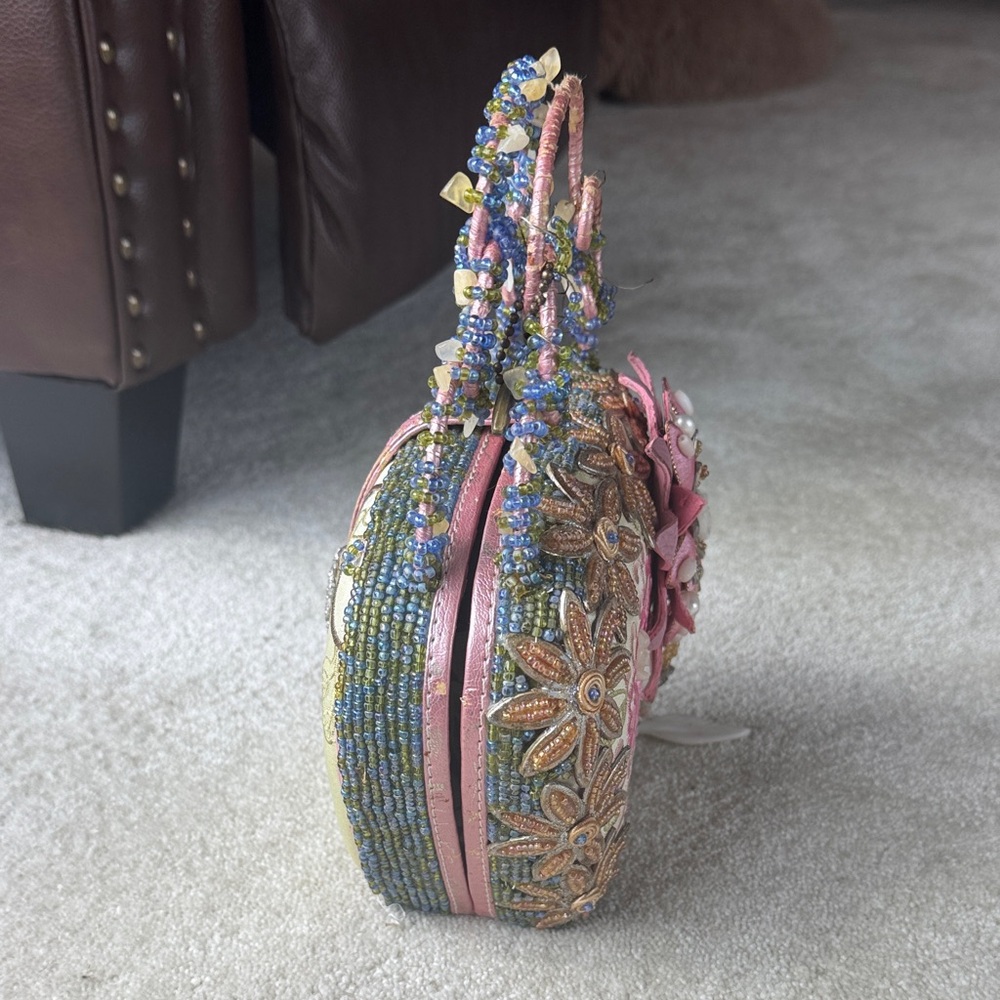 Mary Frances Embellished Floral Handbag - Picture 4 of 16
